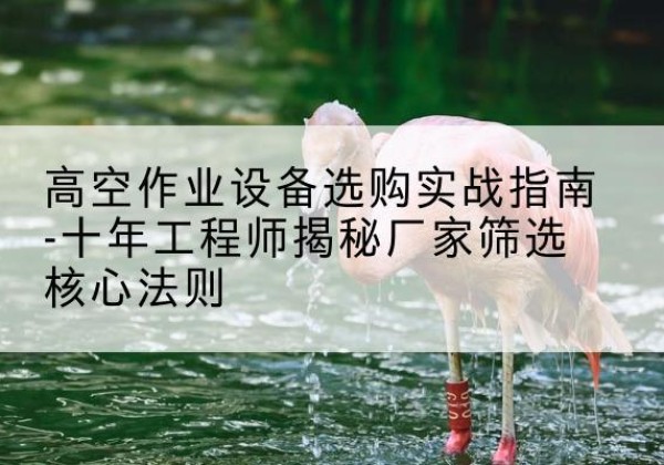仁怀剪叉式升降机厂家-高空作业设备选购实战指南-十年工程师揭秘厂家筛选核心法则